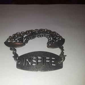 Inspire worded cuff bracelet